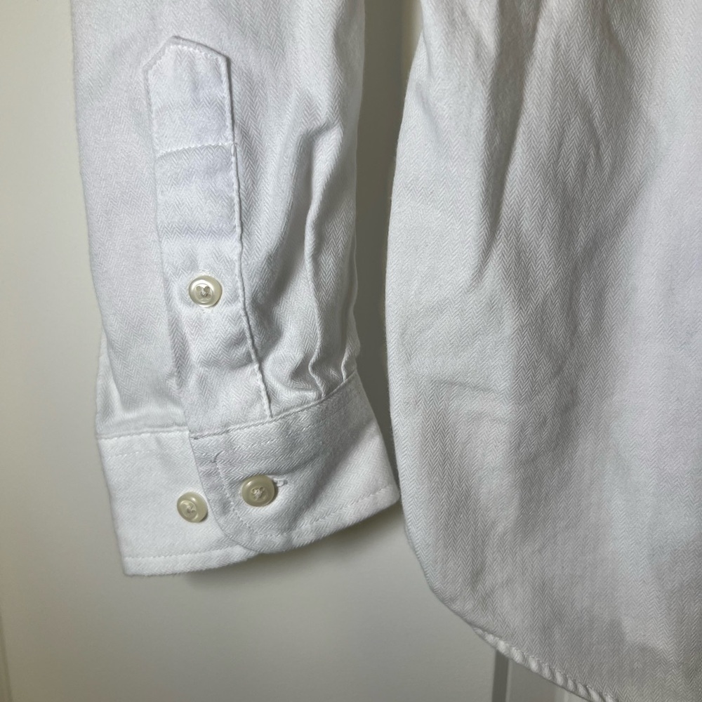Cat & Jack White Casual Button Down Shirt - Picture 4 of 5